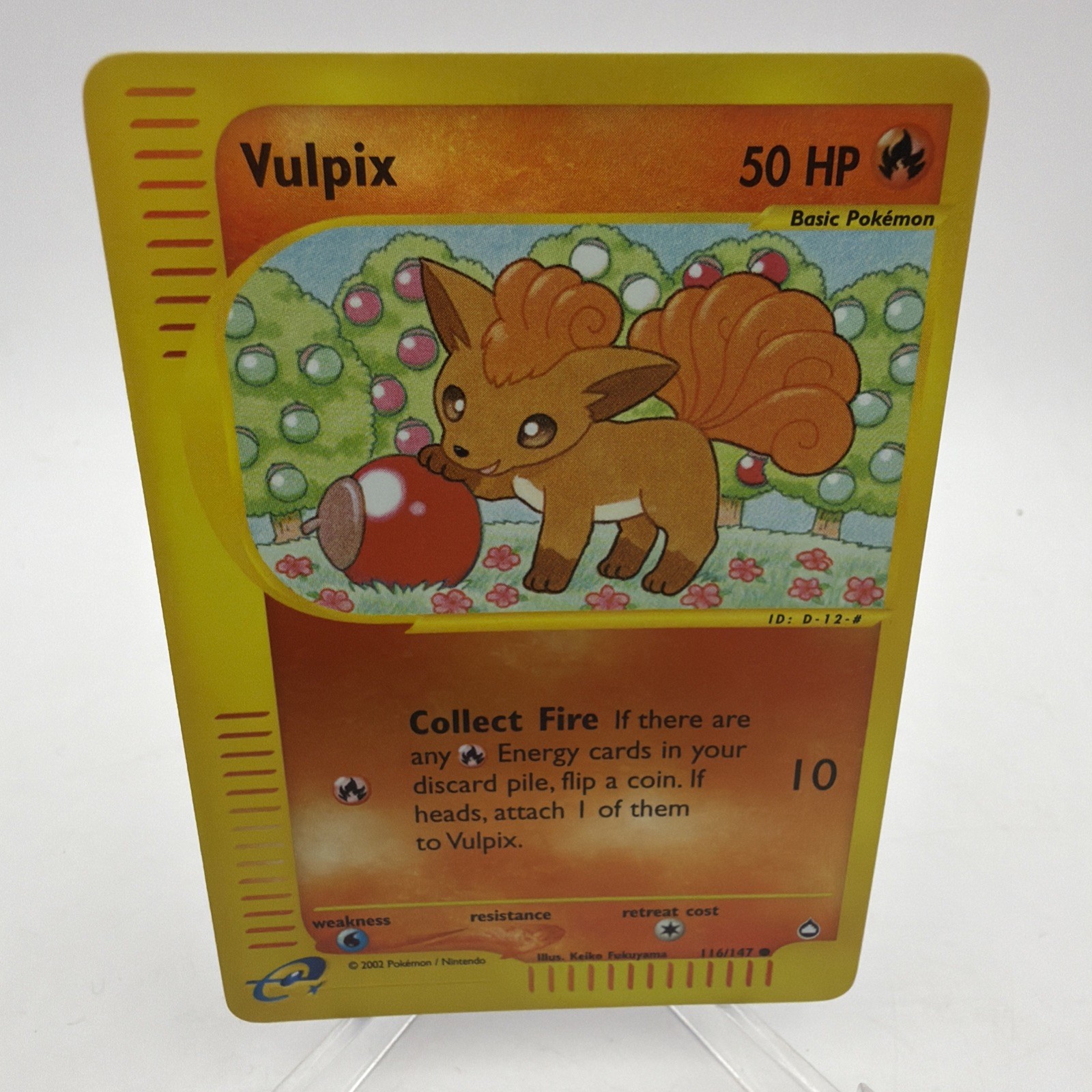 Pokémon TCG: Vulpix #116/147 Reverse Holo Aquapolis - NM/MINT