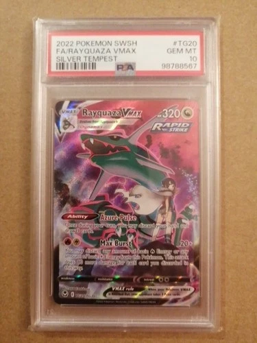 Rayquaza VMAX TG20/TG30 Pokemon TCG Silver Tempest PSA 10 GEM MINT