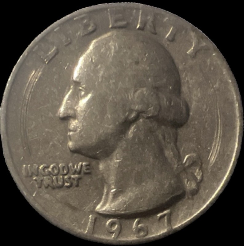 1967 Quarter No Mint Mark