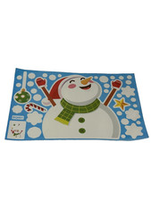NEW window craft stickers christmas winter santa snow snowman deer