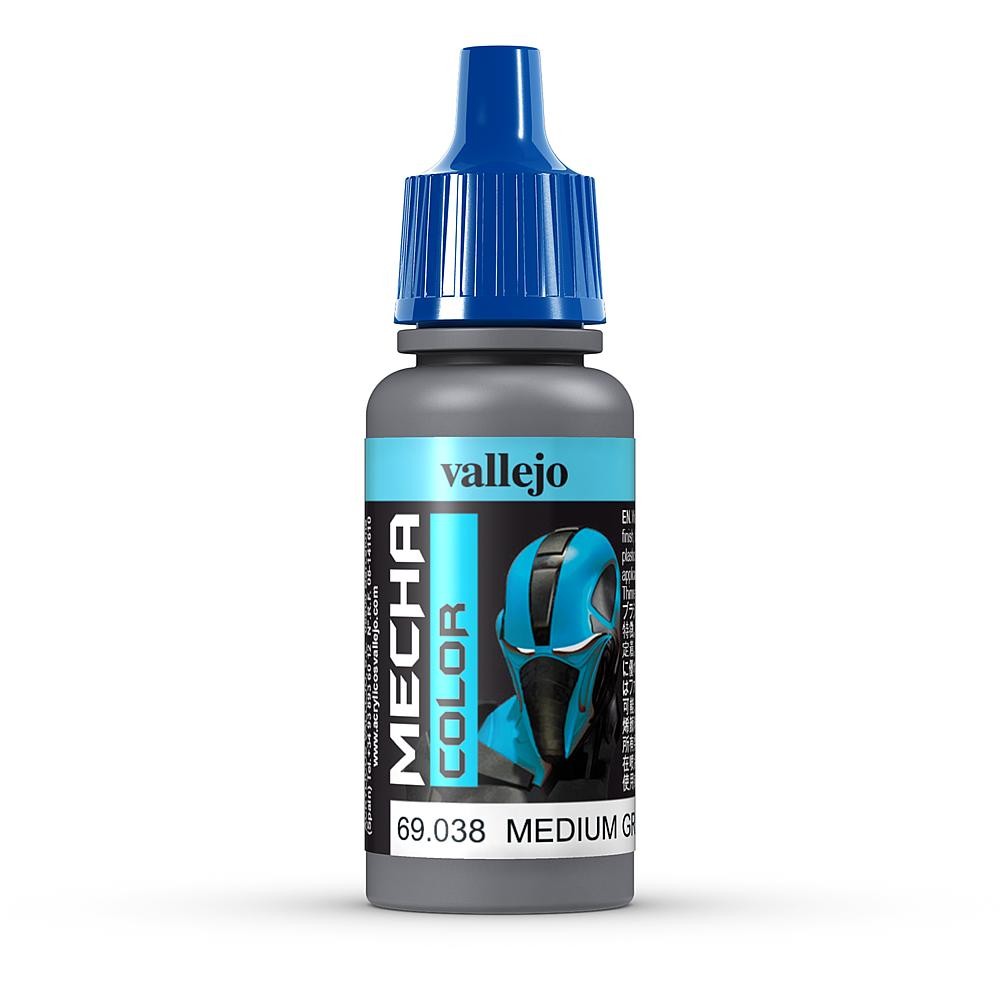 Vallejo 69.038 - Medium Gray, 17 Ml - New