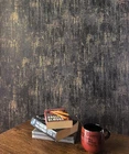 Black Gold Wallpaper 3m Peel and Stick Dark Industrial Wallpaper Coffee Shop