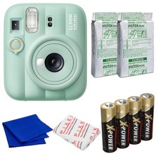 Fujifilm Instax Mini 13 Instant Film Camera Lagoon Green Bundle w/ Accessories