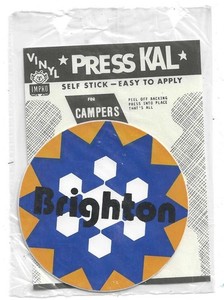 Brighton, Utah - Vintage Ski Sticker - In Plastic Package - Skiing - Press Kal