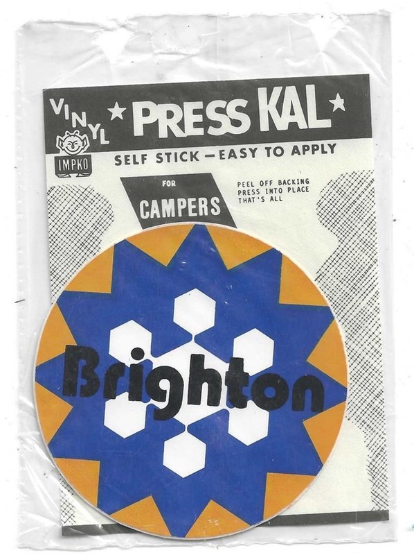 Brighton, Utah - Vintage Ski Sticker - In Plastic Package - Skiing - Press Kal