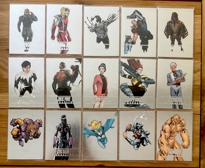 15 x Fleer Ultra Wolverine Silver Medallion 2022 Karten - Neuwertig! 