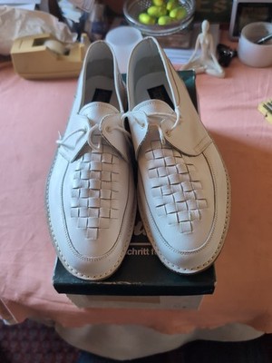 Salamander Lederschuhe, Herren Größe 44, Ledersohle wenig getragen, Weiß