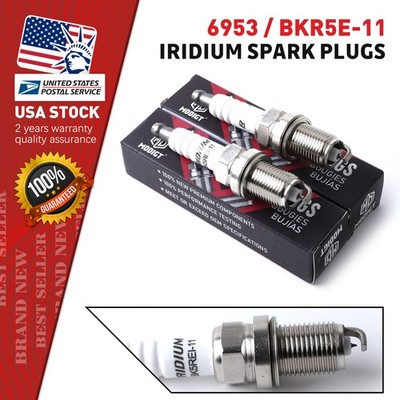 8Pcs Iridium Spark Plugs BKR5E-11/6953 For For Hyundai Mitsubishi Nissan Toyota