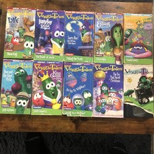 Huge Lot Of Veggie Tales VHS