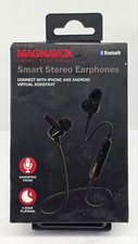 Magnavox MBH556 Bluetooth In-Ear Earbuds w/ Mic  Volume Control - Black