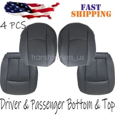 2005-2008 For infiniti FX35 FX45 Front Bottom & Back Leather Seat Cover Black