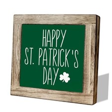 ST Patrick's Day Decor, Happy St. Patrick's Day Sign, Wooden Box Signs for