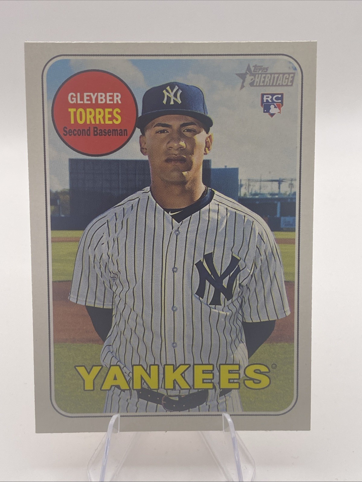 2018 Topps Heritage Gleyber Torres RC Rookie #603 Yankees