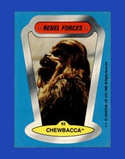 1980 Star Wars Empire Strikes Back Stickers Set-Break # 63 Chewbacca EX-EXMINT