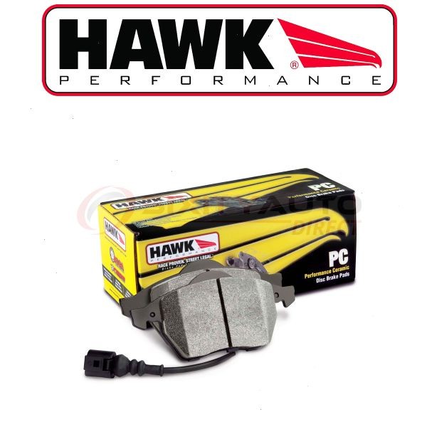 Hawk Front Disc Brake Pad Set for 2005-2006 Ford GT - Braking Stopping Wheel zs