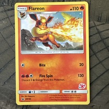 Flareon - SM186 - Non Holo - Promo Stella Nera - Sole e Luna - Carta Pokemon - NM