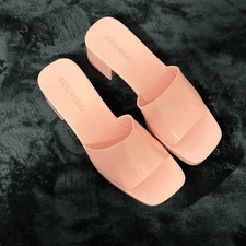 Steve Madden Women’s Harlin Chunky Pink Sandals Size 8M