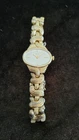 Vintage Seiko Gold Plated Bracelet Watch Oval Dial 11-8250 Japan Needs Battery