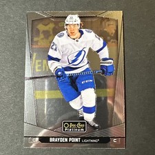 2024-25 O-Pee-Chee Platinum Base Brayden Point Tampa Bay Lightning #121