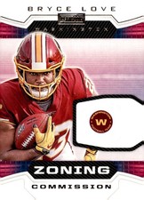 2020 Panini Playbook Zoning Commission #ZC-22 Bryce Love