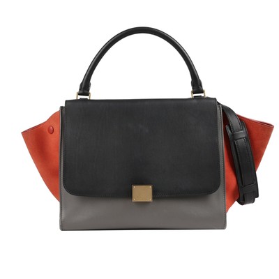Celine Multicolor Leder Trapez Tote und Schulter Tasche 56147847