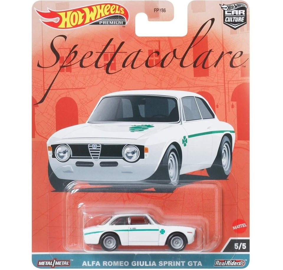 Hot Wheels 2023 - Alfa Romeo Giulia Sprint GTA - Spettacolare - NEU & OVP