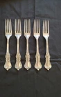 5 REED & BARTON STERLING SILVER DINNER FORKS