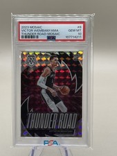 2023-24 Panini Mosaic - Thunder Road Victor Wembanyama #8 Mosaic PSA 10