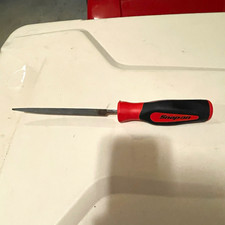 Snap-on Sghf614b Double-cut Coarse Steel File 10in Redblack Handle Snap-on Sghf614b Double-cut Coarse Steel File 10in Redblack Handle