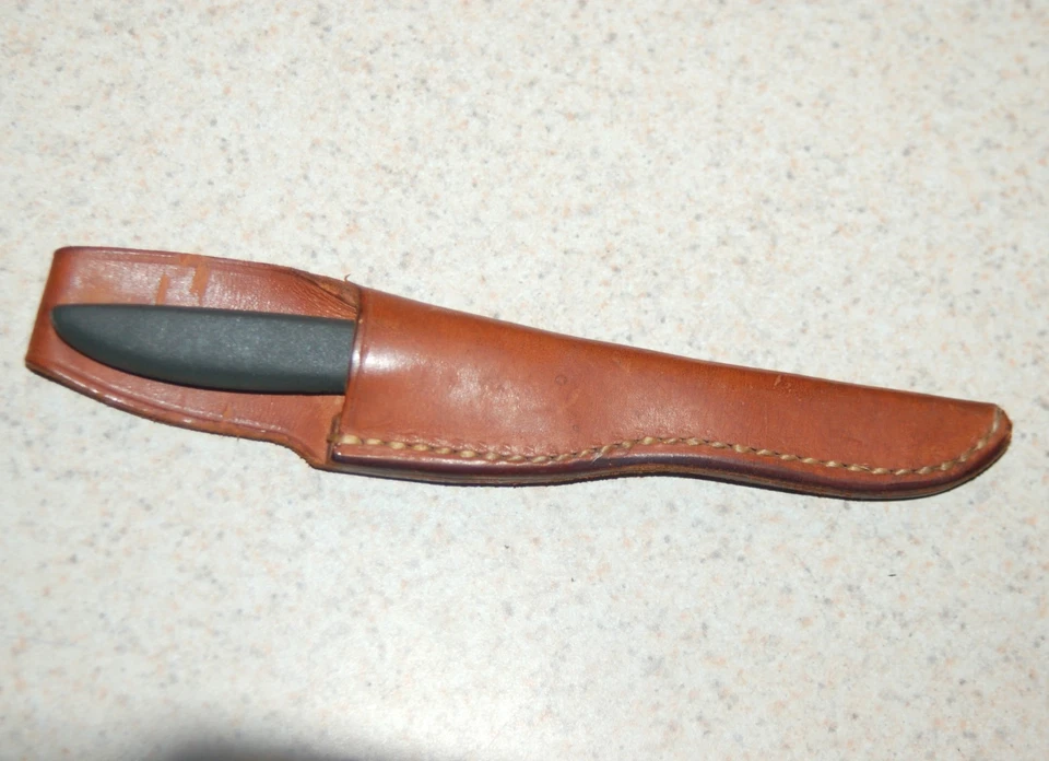 GERBER PIXIE нож из нержавеющей стали птица форель пластиковая ручка кожаный чехол США - Изображение 2 из 4