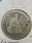 Seated Liberty quarter 1876