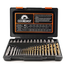 35 Pcs Screw Extractor And Left Hand Drill Bits Set Easy Out Screw Extractor Kit