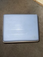Vintage 1985 Little Tikes Kids Blue & White Step Stool Made In USA Sturdy USED