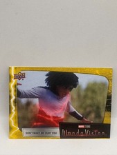 2022 Marvel Studios WandaVision Don't Make Me Hurt You Yellow #64