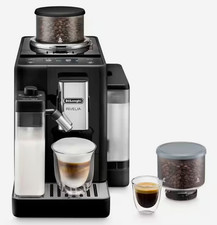 DeLonghi Rivelia Automatic Coffee Espresso Machine Onyx Black EXAM44055B