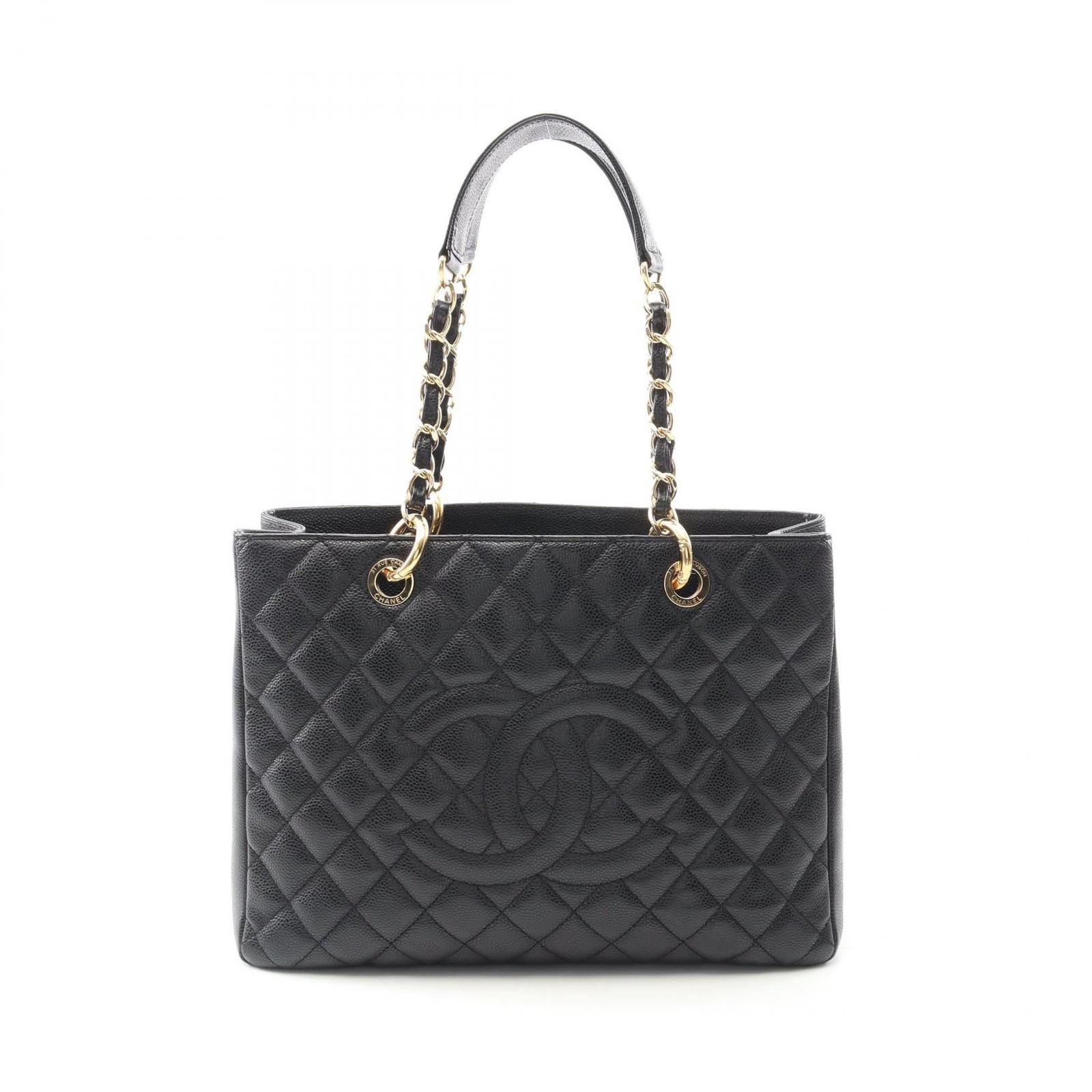 Chanel Matelasse Grand Shopping Tote Caviar Tote Bag