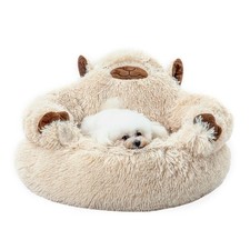 Jiupety Calming Dog and Cat Bed, Cozy Donut Cute Small Dog Beds, Anti Anxiety...