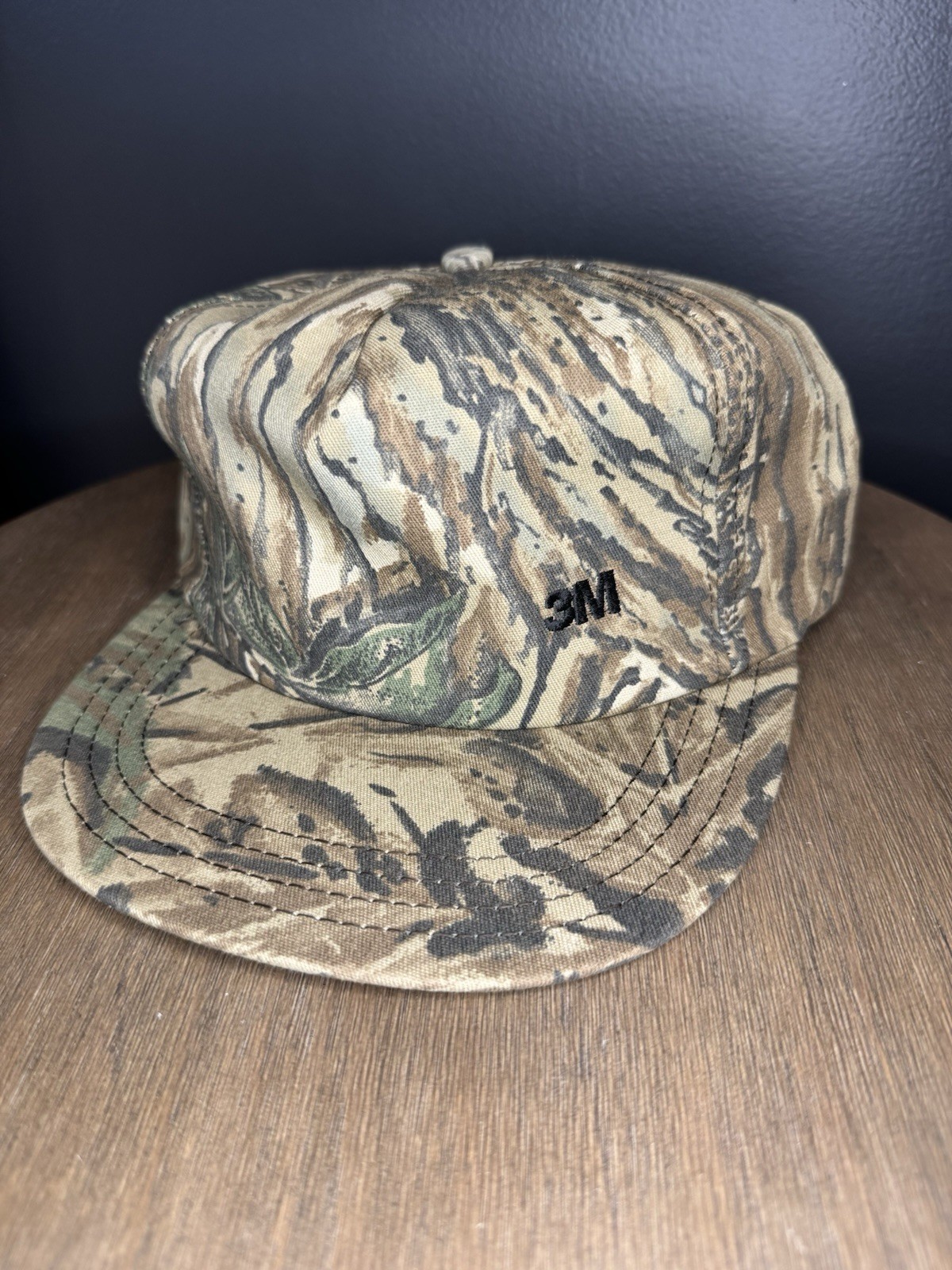 Vintage NWOT 80s 90s Realtree 3M Hunting Camo Trucker SnapBack Hat Cap USA Made