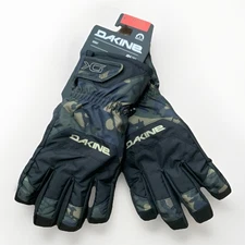 NEW Dakine Scout Short Cascade Camo Snowboard Gloves Size M NWT MISSING LINERS
