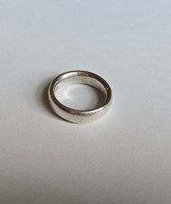 Sterling silver 925 Smooth simple band ring 10.8 grams size 9
