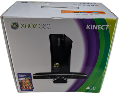 Microsoft Xbox 360 S 4GB Kinect Bundle Model 1439 1414 Boxed Tested