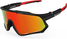 Polarized Cycling Running Sunglasses for Men Women UV400 Protection,Tr90 Sun Gla