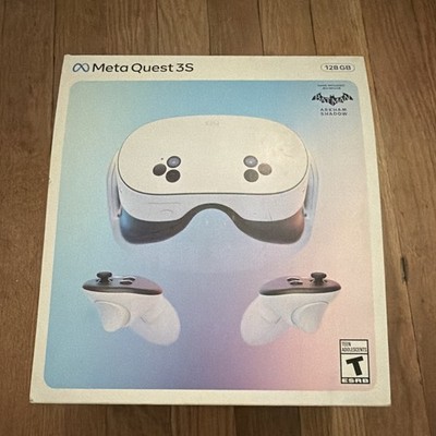 Meta Quest 3S 128GB Standalone VR Headset w/ Controllers White Original Box