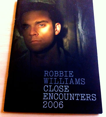  Robbie Williams - Close Encounters 2006  Tour PROGRAMME TAKE THAT
