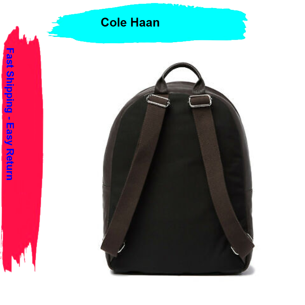 $398 Cole Haan Leather Backpack, Chocolate, Size 1 | eBay