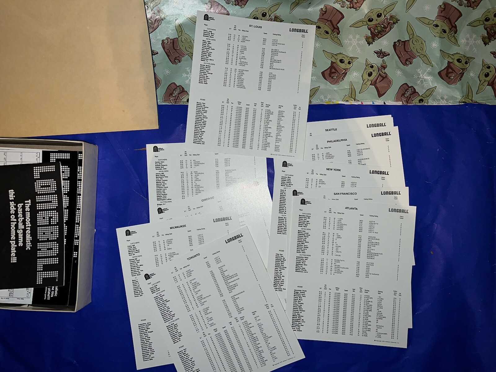 Vintage Longball Game 1979 Ashburn Industries Inc., Rare Baseball