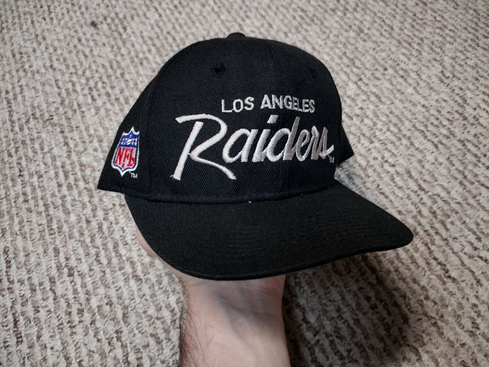 SpoLos Angeles raiders NFL レイダース　キャップ　当時モノ