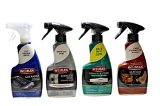 4 PACK WEIMAN DEGREASER, STAINLESS STEEL, GRANITE & STONE  & LEATHER CLEANERS