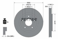 Chrysler P. Voyager Bremsscheibe 00-