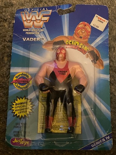 Vintage WWF Vader Bend-ems 1996. WWE WWF WCW. Card...